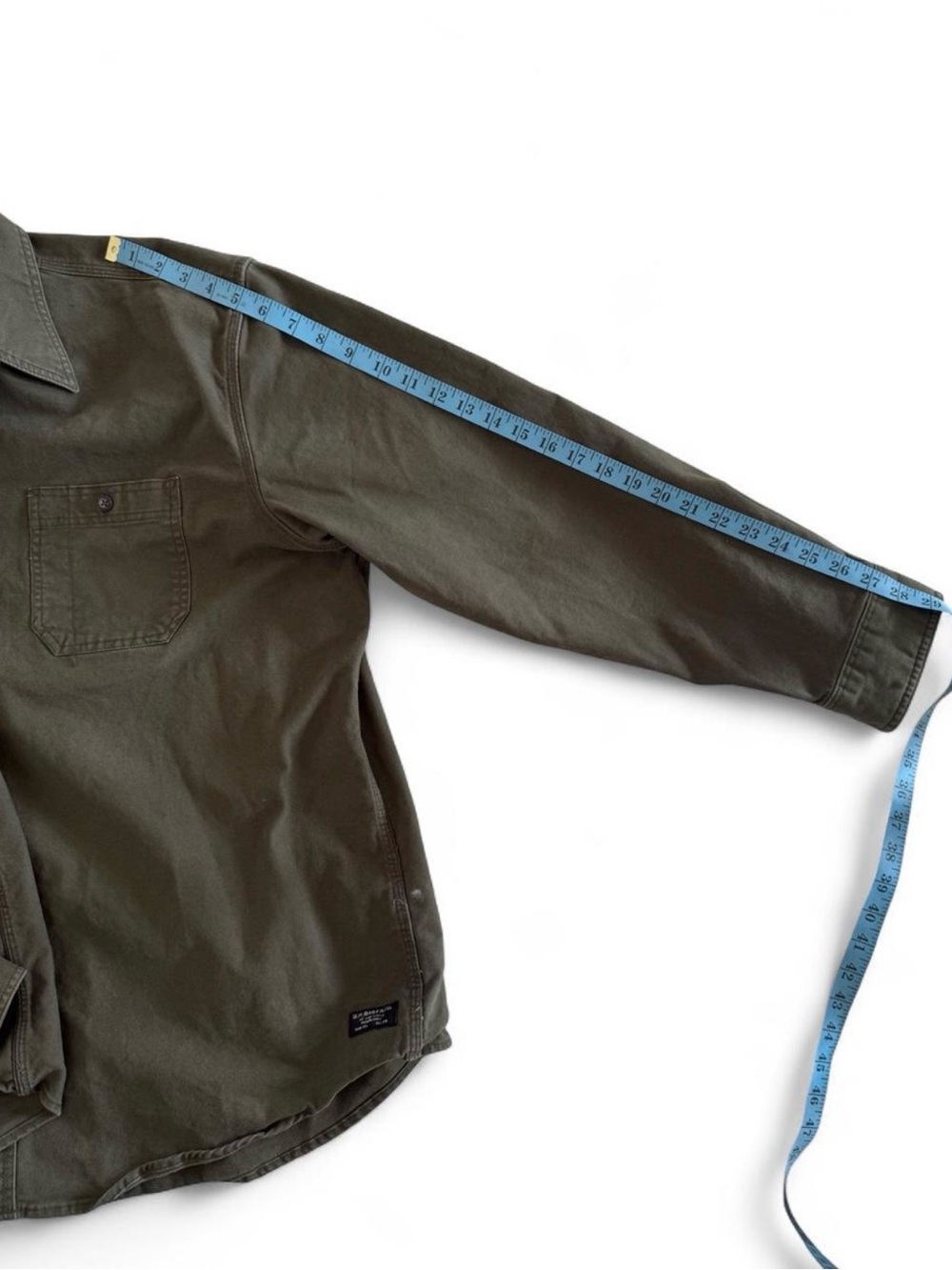 G.H. Bass Utility Pocket Green Button-Up Work Shirt - Picture 8 of 8